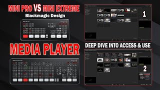 ATEM MINI VS ATEM MINI EXTREME MEDIA PLAYER DEEP DIVE [upl. by Lochner]