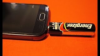 How to charge smartphone without charger 100 WORKING DIY Hack [upl. by Nycila]