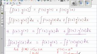 Evaluate by integrating by parts the integration of ex Cos 2x dx [upl. by Sower]