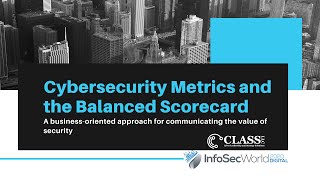 Cybersecurity Metrics and the Balanced Scorecard [upl. by Daigle151]