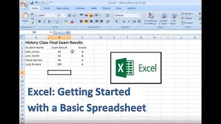 Excel HowTo Starting a Basic Spreadsheet [upl. by Nnylsia]