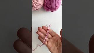 HOW TO JOIN Two Strings Of Yarn With A SURGEONS KNOT [upl. by Nehgaem]