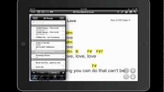 Creating Setlists in OnSong [upl. by Topper]