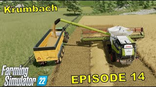 Nearing The End  Krumbach  Ep14  Farming Simulator 22 [upl. by Reinnej]