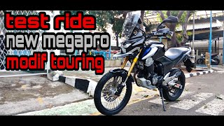 MEGAPRO MODIF BMW GS1000 TEST RIDE  MODIFIKASI NEW MEGAPRO LOW BUDGED [upl. by Snah978]