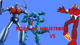 Mazinger Z Pelea de moustros Mecánicos capitulo 1 Garada K7 y doublas M2 VS Balmos Q7 [upl. by Airtal]