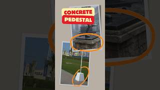 What is a Concrete Pedestal A Short Introduction construction constructionengineering [upl. by Annoet714]