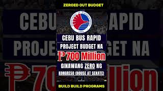 ZEROED BUDGET BUILD BUILD PROGRAMS buildbuildbuild bagongpilipinas bbm infrastructure [upl. by Nywnorb655]