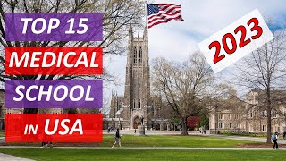 Top 15 Best Medical Schools in the USA in 2023  In Just ONE minute [upl. by Araccot]