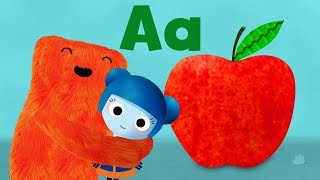 A for Apple  Learning The ABC amp Vocabulary for Kids with Surprise Eggs  Educational Videos [upl. by Noscire]