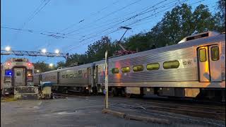 NJ Transit Gladstone Branch Action in Gladstone and Peapack NJ  91823 [upl. by Etnahc]