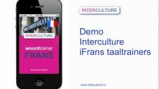 Demo Frans leren met Interculture iPhone apps [upl. by Drofxer730]