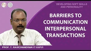 Barriers To Communication Interpersonal Transactions [upl. by Mario]