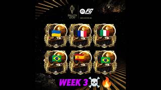 WEEK 3 BALLON DOR ☠️🔥 eafc24 fifamobile fifa fifa23 eafc shorts [upl. by Xineohp]