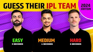 Guess the IPL Team by Player  2024 Edition I IPL Quiz [upl. by Aiak583]