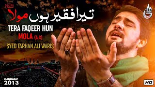 Farhan Ali Waris  Tera Faqeer Hun Mola  Manqabat  2013 [upl. by Lucretia]