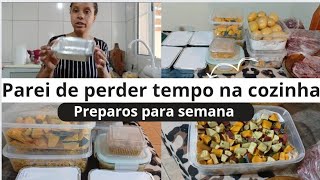 Preparos para Congelar Escondidinho de Batata Doce e Porcionamento de Carnes para a Semana [upl. by Ulrike593]