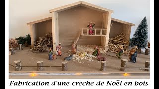 TUTO Comment fabriquer une crèche de Noël en bois 🎅🏼 [upl. by Kegan]