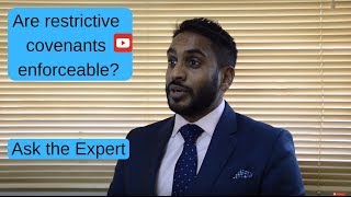 Are restrictive covenants enforceable Ask the Expert [upl. by Mars]