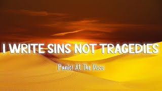 I Write Sins Not Tragedies  Panic At The Disco LyricsVietsub [upl. by Relly27]