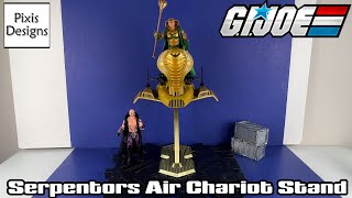 GI Joe Classified Serpentors Air Chariot Stand by Pixis Designs [upl. by Mulry648]