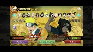 UNLOCK ALL CHARACTER NARUTO ULTIMATE NINJA STORM MOBILE [upl. by Hashimoto]