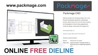 Automatic quot Dieline quot Online with Packmage 100 FREE [upl. by Ahsenot]