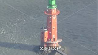 Leuchtturm Hohe Weg in der Nordsee in Butjadingen im Bundesland Niedersachsen [upl. by Snave822]