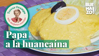 Cómo preparar papa a la huancaína  Teresa Ocampo Recetas  Buenazo [upl. by Yeleek]