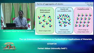 XAFS and XRD The different but complementary techniques ICTAM24  Setif 1 University Ferhat Abbas [upl. by Selena]