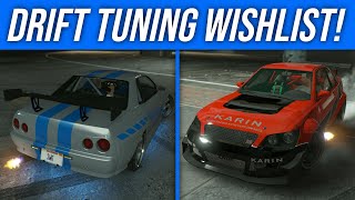 GTA 5 Top 10 Cars That NEED the Drift Tuning Upgrade [upl. by Nnylyam]