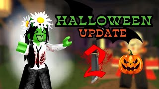 JE DÉCOUVRE LUPDATE DHALLOWEEN SUR MM2  Cest compliqué [upl. by Nnaeirrac487]