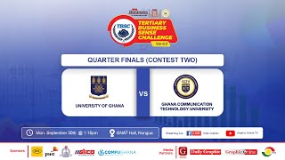 TERTIARY BUSINESS SENSE CHALLENGE 2024 VER 60 Quarter Finals Contest 2 [upl. by Aisatsan]