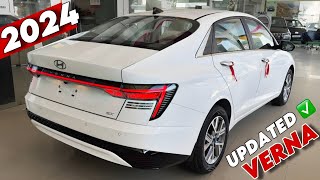 ✅️ UPDATED HYUNDAI VERNA New Model  Verna 2024 Sx Variant Review [upl. by Elexa257]