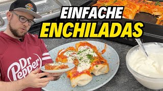 SCHNELLE amp EINFACHE ENCHILADAS im OptiGrill in der Backschale [upl. by Aidnahs]