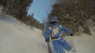 artouste freeride 03022013 gopro [upl. by Gaultiero762]