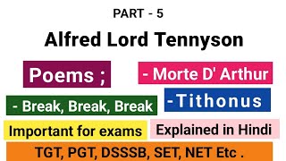 Tithonus summary in Hindi by Tennyson englishliterature uppgt pgt net [upl. by Ury836]