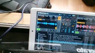 Traktor DJ  Pioneer DDJSR  TABLET WINDOWS 10 [upl. by Aihsek]