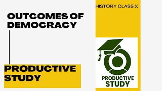 Outcomes of Democracy Ch Civics Class X Social Studies classxsst education schoolsubject [upl. by Ibib]