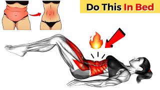 Do These 5 Exercises in Bed ➜Lose Hanging LOWER BELLY FAT  Get Flat Abs In 2 Weeks By Doing This [upl. by Natalina321]