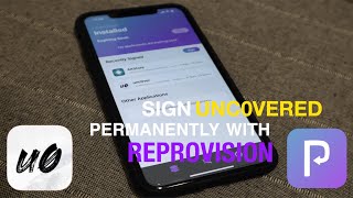 How To Sign Unc0vered Permanently Install ReProvision on iOS 135 Jailbreak No Revokes Anymore [upl. by Adnema]