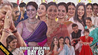 UNCUT  North Bombay Biggest Durga Puja 2024  Day 03  Kajol Ajay Yug Rani Jaya B Alia [upl. by Sudbury]