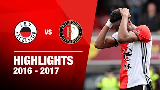 Enorme domper  Highlights Excelsior  Feyenoord  Eredivisie 20162017 [upl. by Ennael]