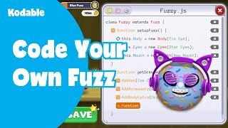 Code Your Own Character  Kodable Fuzz Builder Tutorial [upl. by Lledrac]