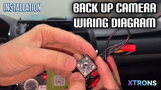 Back up Camera Installation and Wiring Diagrams  XTRONS [upl. by Koblas]