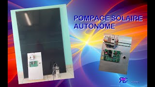 POMPAGE SOLAIRE AUTONOME POUR PUITS PROFOND Le panneau solaire [upl. by Elleniad904]