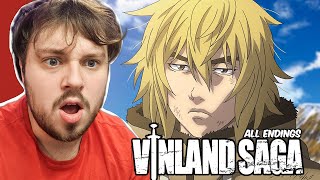 I have No Enemies First Time Reaction To Vinland Saga All Endings 14 [upl. by Anatolio129]