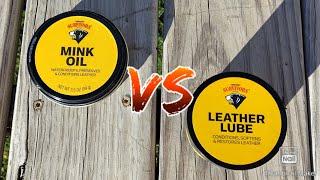 Walmart Mink oil VS Leather Lube  boot conditioner amp protector [upl. by Bred]