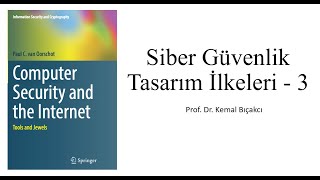 Siber Güvenlik Tasarım İlkeleri  3 [upl. by Ssilem70]