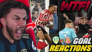 LEEDS Fans MELTDOWN after Meslier 96th min HOWLER 🤬  Goal Reactions [upl. by Bertle]